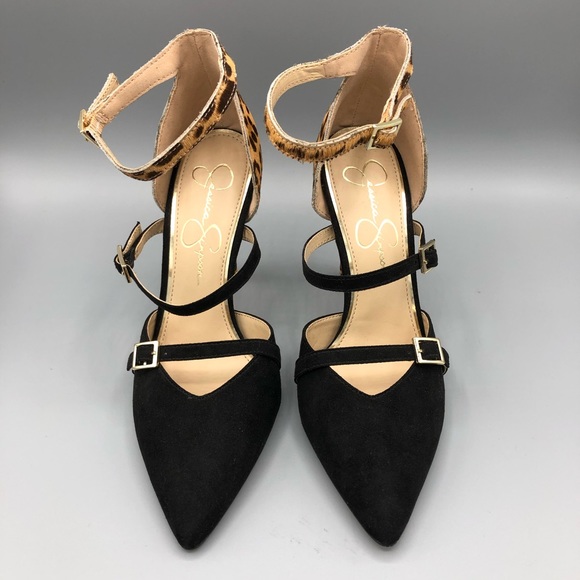 Jessica Simpson animal print high heels - Picture 6 of 8